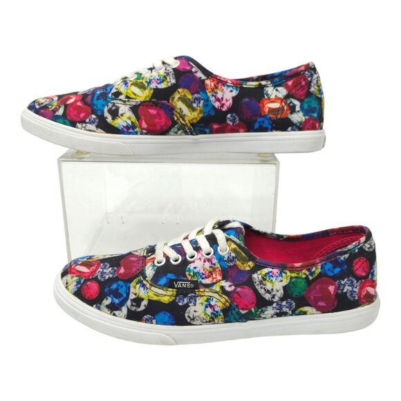 Vans Off The Wall Authentic Lo Pro Jewel Lace Up Women 7.5 Mens 6 Sneaker Shoes - Picture 9 of 10